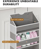 2-Pack Over The Door Organizer Hanging 6-Shelf Storage Organizer - Image 5