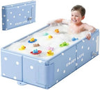 Collapsible Baby Bathtub for Newborn to Toddler, Foldable Toddler Bathtub by Unknown