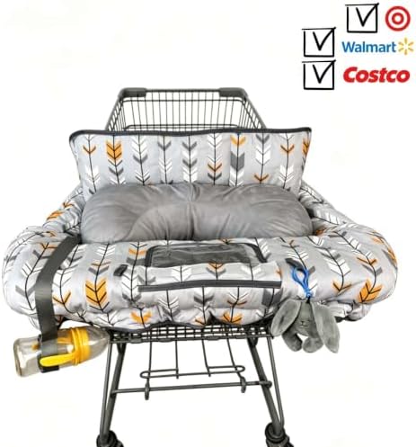 Shopping Cart Cover for Baby, High Chair Cover for Boy Girl, Infant Grocery - Image 3