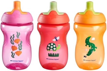 Tommee Tippee Sporty Bottle, 10oz Sippy Cups by TommeeTippee