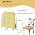 Chair Cushions for Dining Chairs Set of 2 - Image 2