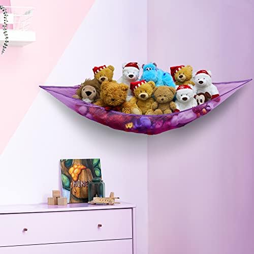 Simple Houseware 2 Pack Stuffed Animal Toy Hammock Net - Image 2