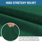 H.VERSAILTEX Stretch Velvet Loveseat Covers - Image 3