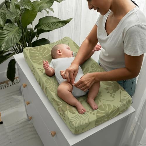 BROLEX Changing Pad Covers for Baby: Boy Girls Ultra Stretchy Soft 2 Pack - Image 5