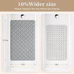 Yolife Bathtub Shower Mat Non Slip, Natural Rubber Bath Tub Floor Liner Mats - Image 4