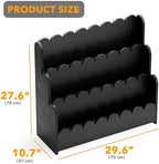 SpaceAid 3-Tier Scalloped Bookshelf, Montessori Bookcase - Image 2