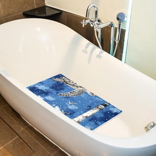 Shower Mat Bathtub Mat, 26.8x15.1 inch, Non-Slip Bath Mat - Image 5