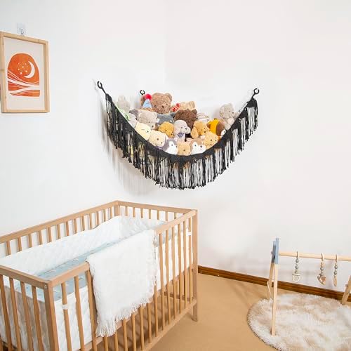 Amdermi Stuffed Animal Hammock Corner Hanging Net - Image 6