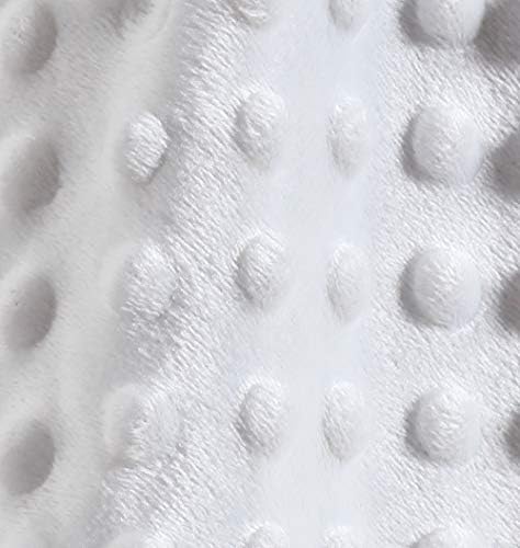 CREVENT Soft Cute Snuglling Toy Baby Security Blankies Unisex, Minky Dot Front - Image 3