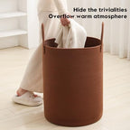 Laundry Basket Hamper Tall Rope Storage Woven - Image 2