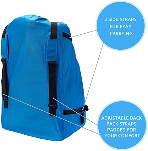 Clearworld Foldable Car Seat Travel Bag, Gate Check Backpack - Image 5