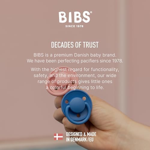 BIBS Pacifiers - De Lux Collection | BPA-Free Baby Pacifier | Made in Denmark | - Image 6