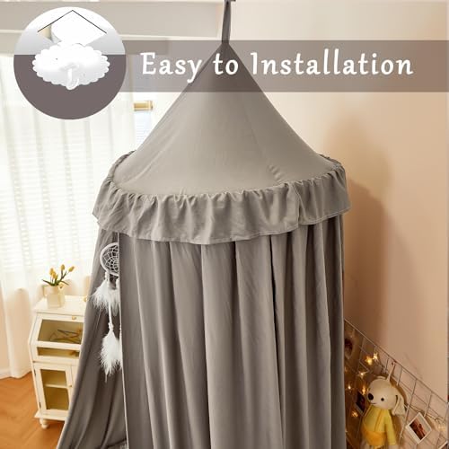 Princess Decor Canopy for Kids Bed, Soft and Durable Bed Canopy for Girls Room - Image 5