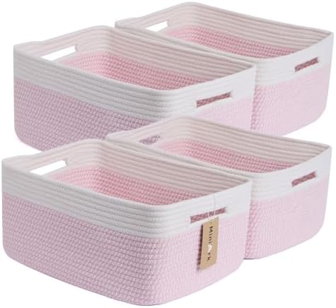 MiniArk Large Storage Baskets for Organizing, Baby Nursery, Toy Bins Box by MiniArkStorageBasketsHome