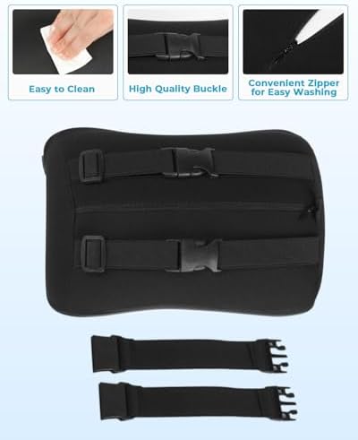 Aukee Car Headrest Pillow Memory Foam Car Neck Pillow - Image 5