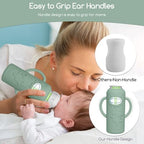 4 Pack Silicone Sleeves for Dr. Brown's Glass Baby Bottles -Drop Protection - Image 3