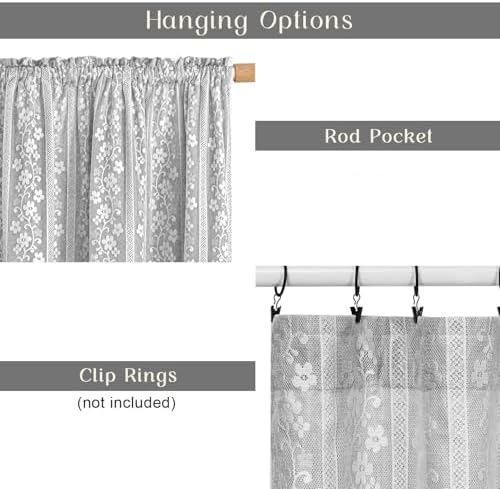 ASPMIZ Linen Curtains for Bedroom, Double Layered Boho Curtain 84 Inch Length 2 - Image 6