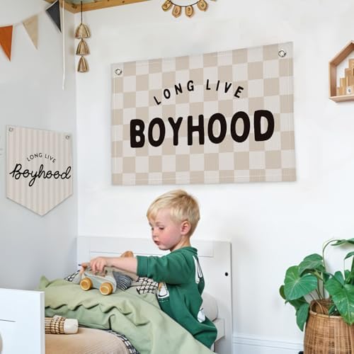 Lacama Long Live Boyhood Boys Room Decor Nursery Decor - Image 3