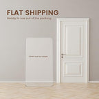 Office Chair Mat for Carpet, Transparent, 0.14" Thick, Heavy Duty, Flat Shipping - Image 3