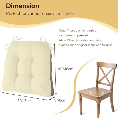 Chair Cushions for Dining Chairs 1 Piece - Image 2