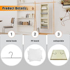Hanging Closet Organizer 5-Shelf, Oxford Fabric Wardrobe Storage - Image 6