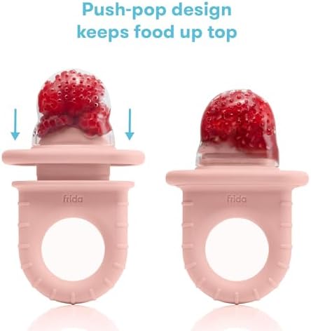 Frida Baby Push Pop Feeder, Baby Fruit Feeder, Dishwasher Safe - Image 4