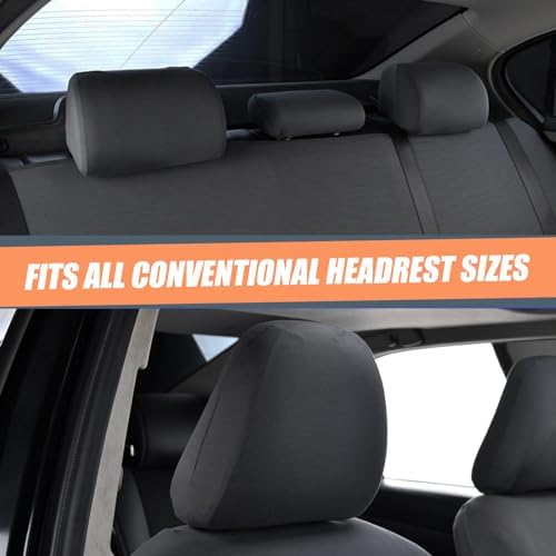 2 PCS Car Seat Headrest Cover, Reusable Flexible Headrest Protector, Universal - Image 2
