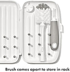 OXO Tot Travel Size Baby Bottle Drying Rack & Bottle Brush - Image 3