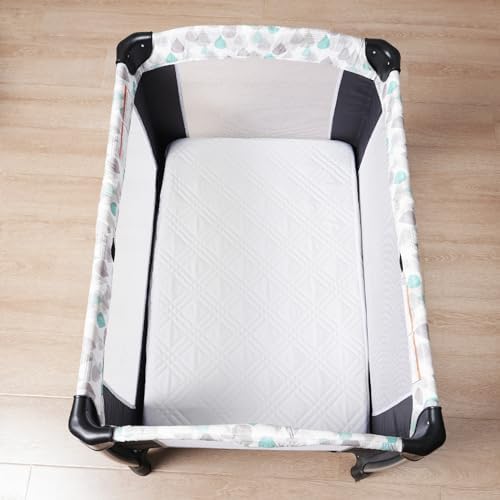 David’s Kids 2 Pack Mini Crib Waterproof Cover, Soft Pad Cover - Image 3