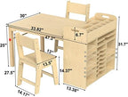 GDLF Kids Art Table and 2 Chairs - Image 4