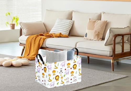 Kid Clothes Storage Basket Gift Shelf Basket Toy Storage Bin, Nursery Basket - Image 4