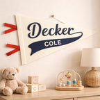 Custom Name Felt Pennant Flag, Baby Name Sign - Image 7