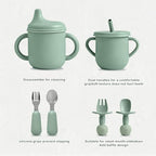 Silicone Baby Feeding Set 10 Pcs, Baby feeding essentials - Image 5
