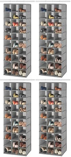 Whitmor 30 Sections Hanging Clothes Closet Shoe Organizer, Space Saving by Whitmor