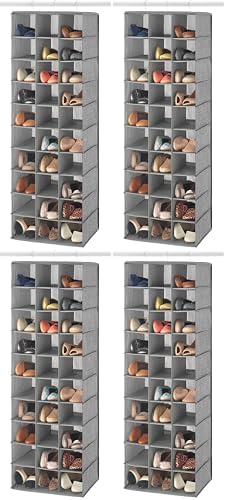 Whitmor 30 Sections Hanging Clothes Closet Shoe Organizer, Space Saving by Whitmor