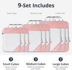 9 Set Compression Packing Cubes - Image 3