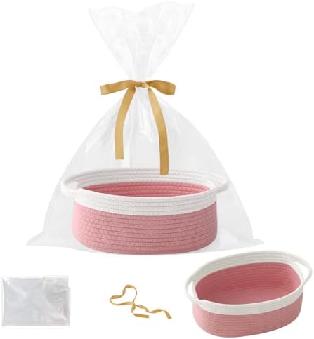 Woven Rope Basket by HZFTJOY
