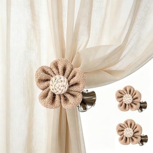 SRG Curtain Tiebacks for Curtains 2 Pack, Decorative Curtain Holdbacks for by SRG