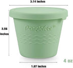 PandaEar 12 Pack Silicone Baby Food Storage Containers, 4 oz - Image 3