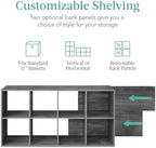 Best Choice Products 8-Cube Storage Organizer, 11in Shelf Opening, Display Shelf - Image 3
