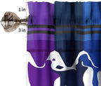 Kids Valances Curtains Colorful Wax Crayons Pattern Window Treatment Valances - Image 3