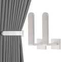 Groleca 2 Pack Metal Curtain Holdbacks Modern Curtain Tiebacks by GROLECA