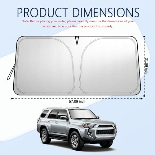 Car Windshield Sun Shade Compatible - Image 2