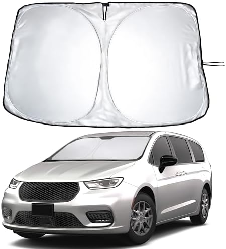 EcoNour Windshield Sunshade for Chrysler Pacifica 2017-2024 2025 2026 by EcoNour