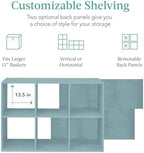 Best Choice Products Kids Bookcase 6-Cube Storage Organizer, 13.5in Shelf - Image 3