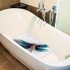 Bathtub Mat Non Slip 26.8x15.1In, Dragonfly Bath Mat - Image 5