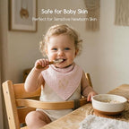 8 Pack Muslin Baby Bandana Bibs - Image 2