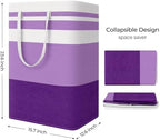 StorageRight Laundry Basket Hamper, 75L Collapsible Clothes Storage - Image 2