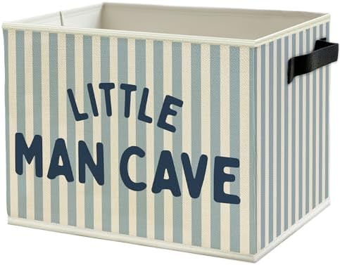 Little Man Cave Boys Storage Bins Box by Unknown