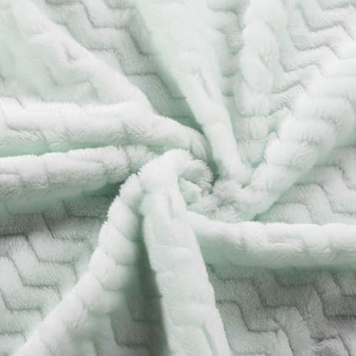 CREVENT 2Pcs 30''X40'' Cute Cozy Fluffy Warm Baby Blankets - Image 7